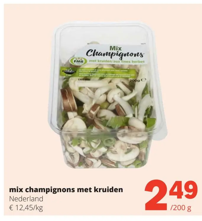 Aanbieding: Mix Champignons met kruiden