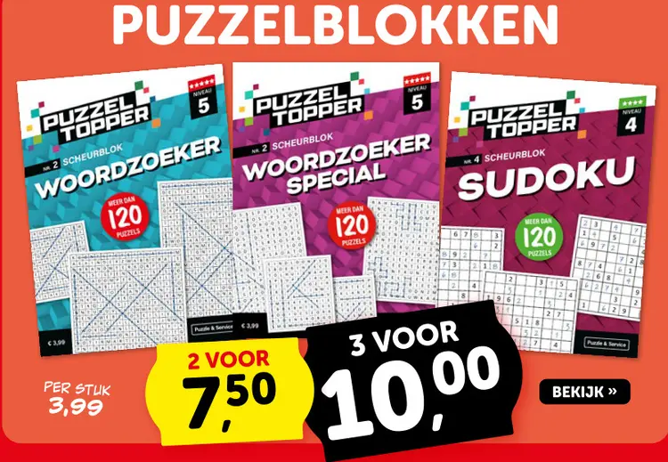 Promotie: Puzzelblokken