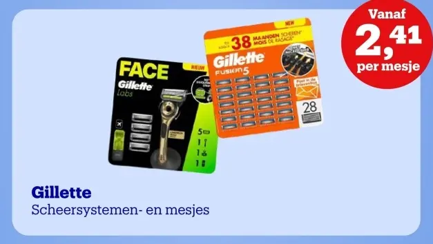 Aanbieding: Scheersystemen- en mesjes