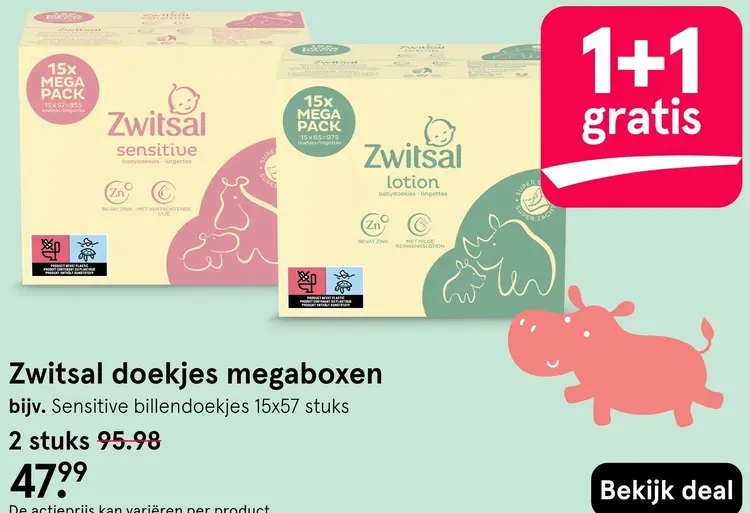 Aanbieding: Doekjes megaboxen