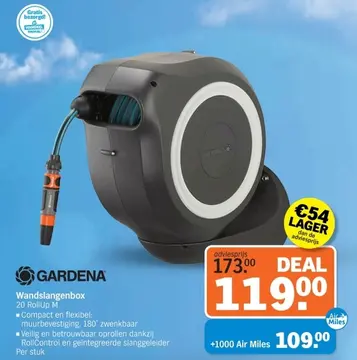 Aanbieding: Wandslangenbox 20 RollUp M