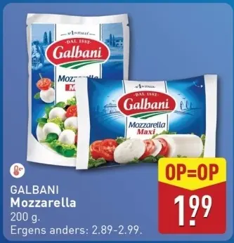 Aanbieding: GALBANI Mozzarella