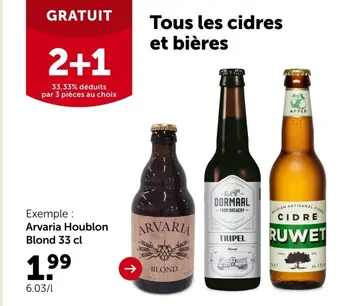 Offre: Arvaria Houblon Blond