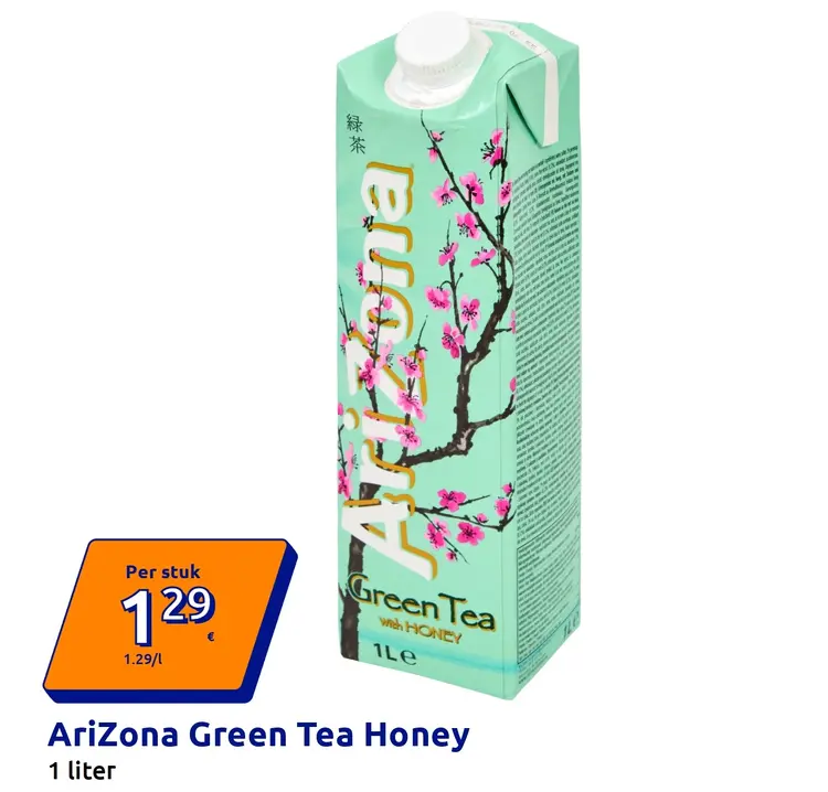 Aanbieding: AriZona Green Tea Honey