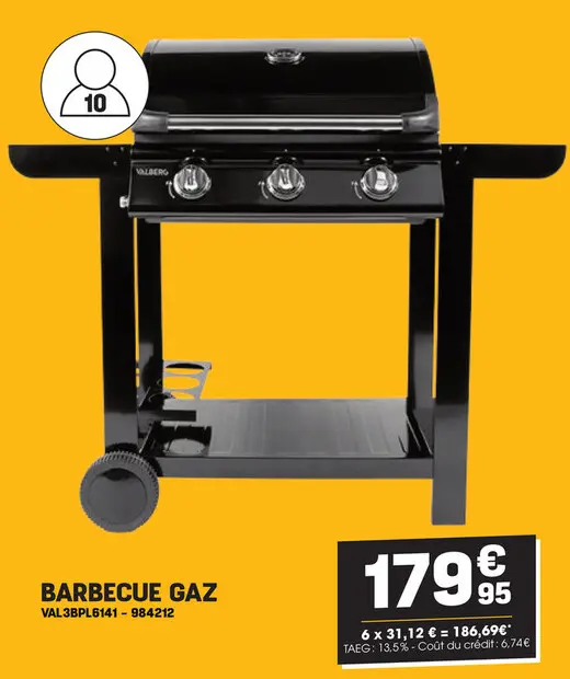Offre: Barbecue gaz