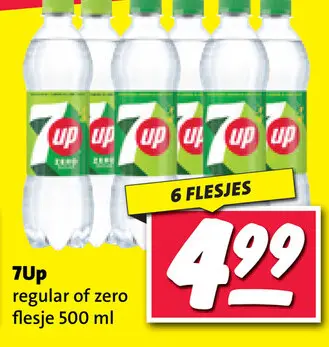 Aanbieding: 7Up regular of zero