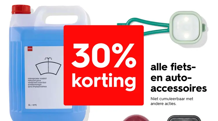 Promotie: ruitensproeier vloeistof