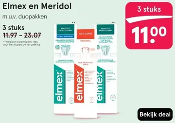 Aanbieding: Elmex en Meridol