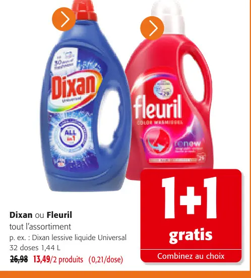 Offre: lessive liquide Universal