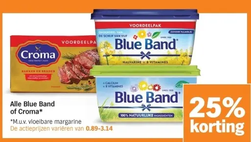 Aanbieding: Blue Band of Croma