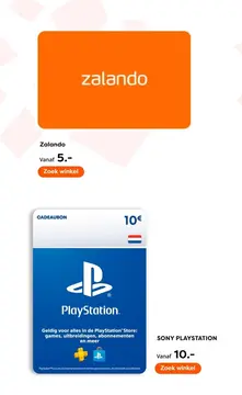 Aanbieding: Cadeaukaarten