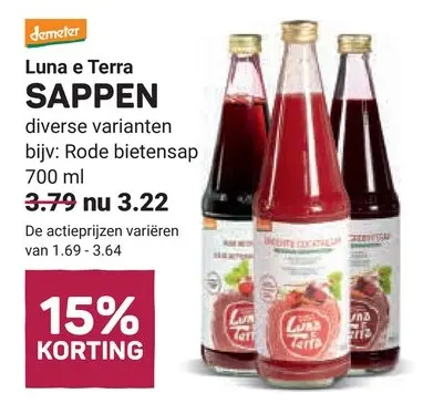 Aanbieding: Sappen