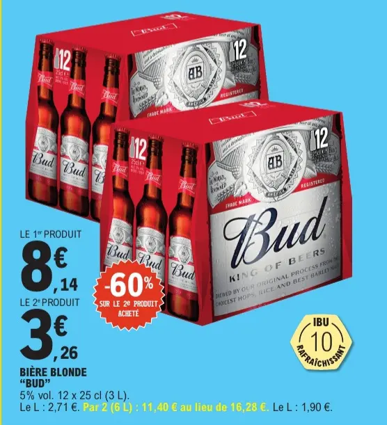 Offre: Bière blonde