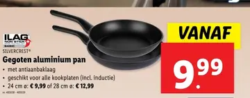 Aanbieding: Gegoten aluminium pan