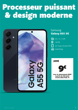 Offre: Samsung Galaxy A55 5G