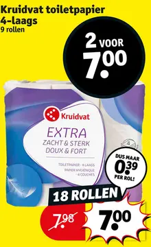 Aanbieding: Kruidvat toiletpapier