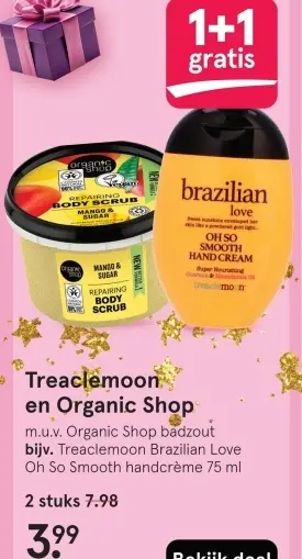 Aanbieding: Treaclemoon en Organic Shop
