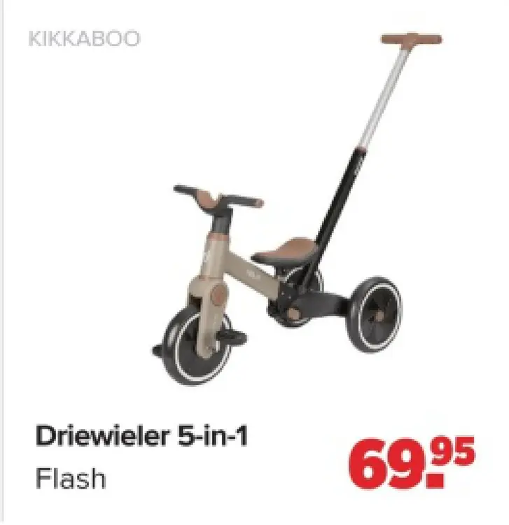 Promotie: Driewieler 5-in-1