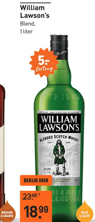 Aanbieding: William Lawson's