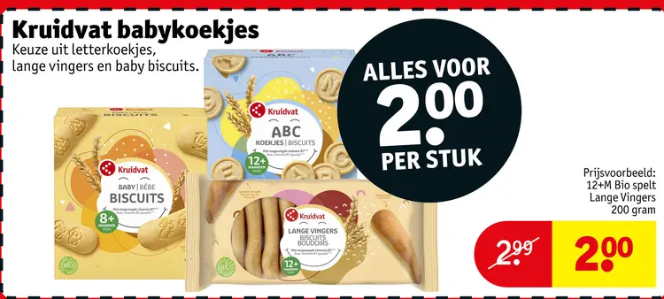 Aanbieding: Kruidvat babykoekjes