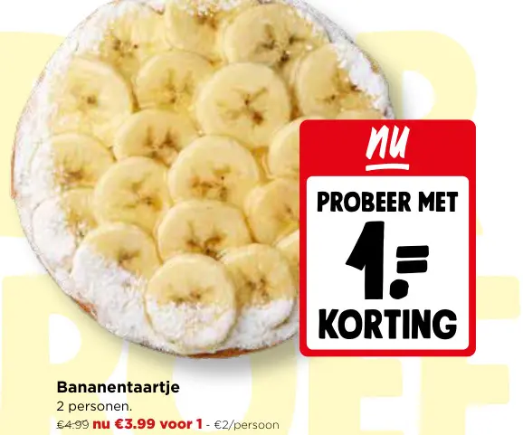 Promotie: Bananentaartje