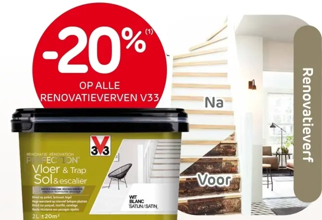 Promotie: Vloer & Trap Sol & escalier