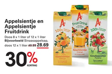 Aanbieding: Appelsientje en Appelsientje Fruitdrink