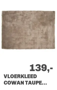 Aanbieding: Vloerkleed Cowan taupe 15
