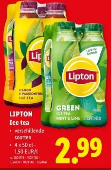 Promotie: Ice tea