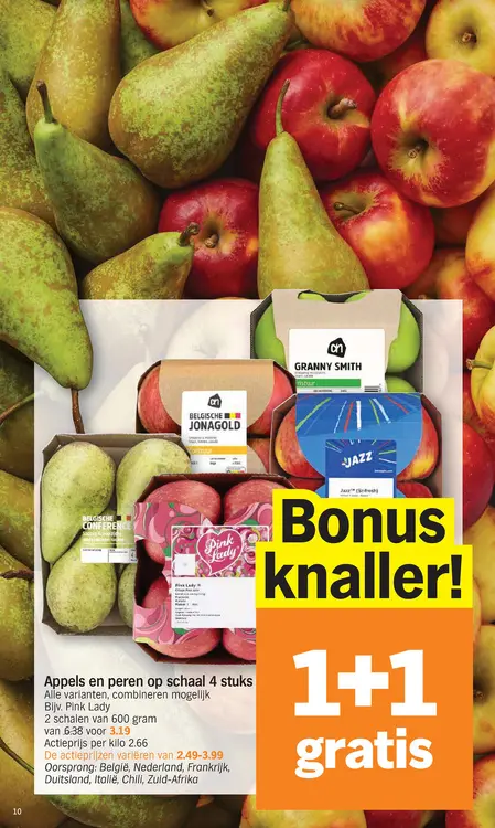 Promotie: Appels en peren op schaal