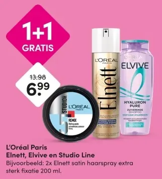 Aanbieding: Elnett, Elvive en Studio Line
