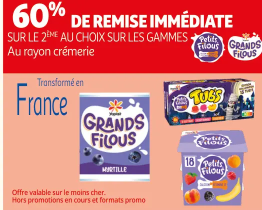 Promotie: Petits Filous / Grands Filous