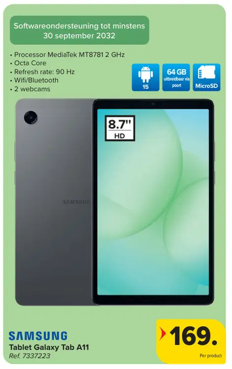 Promotie: Tablet Galaxy Tab A11