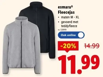 Promotie: Fleecejas