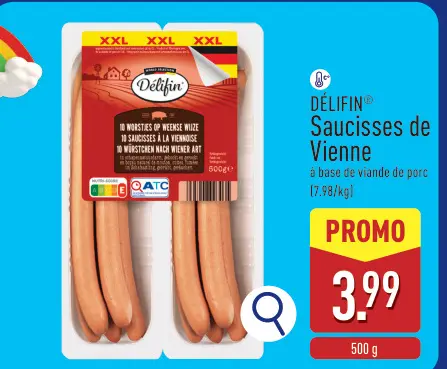 Offre: Saucisses de Vienne