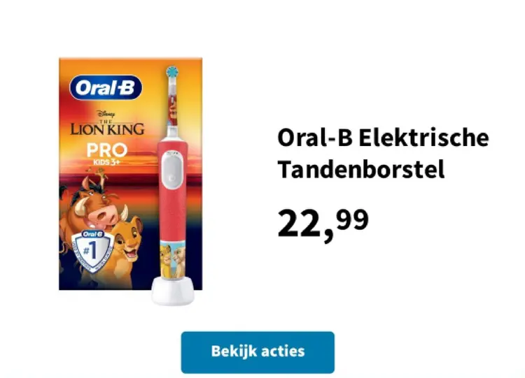 Promotie: Elektrische Tandenborstel