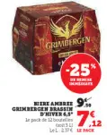 Offre: Biere ambree brassin d'hiver