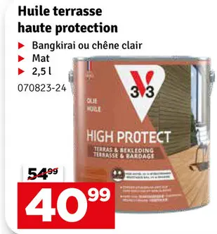 Offre: Huile terrasse haute protection