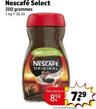 Offre: Nescafé Select