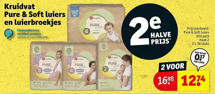 Aanbieding: Pure & Soft luiers en luierbroekjes