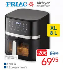Promotie: Airfryer AIF 8117 WW