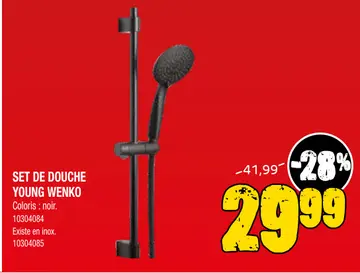 Aanbieding: Set de douche young WENKO