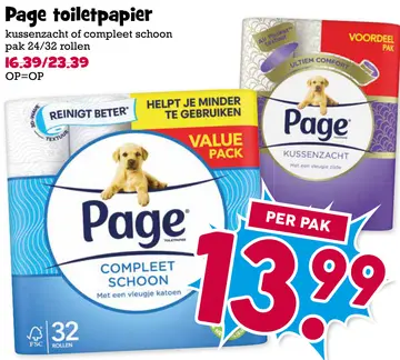 Aanbieding: Page toiletpapier