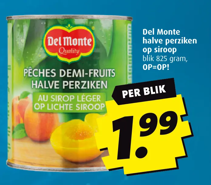 Aanbieding: Halve perziken