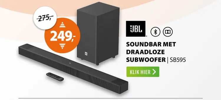 Aanbieding: JBL SB595 Zwart