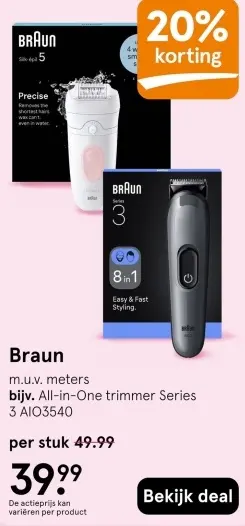 Aanbieding: All-in-One trimmer Series 3 AIO3540