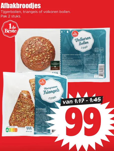 Aanbieding: Afbakbroodjes