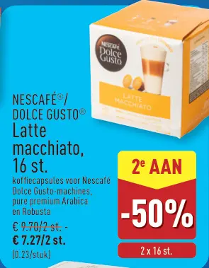 Promotie: Latte macchiato