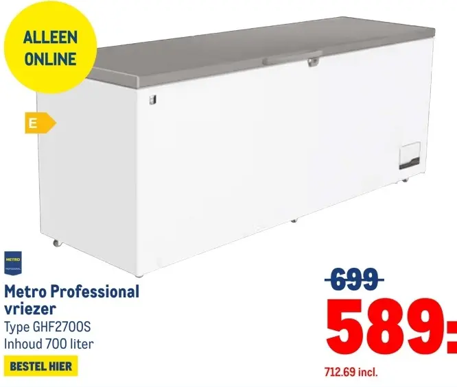Aanbieding: vriezer