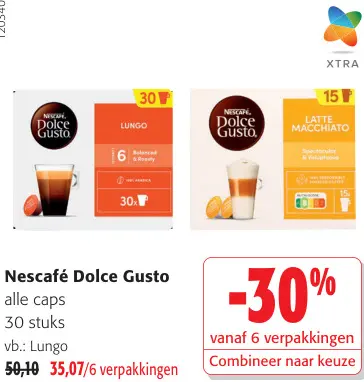 Promotie: Dolce Gusto alle caps